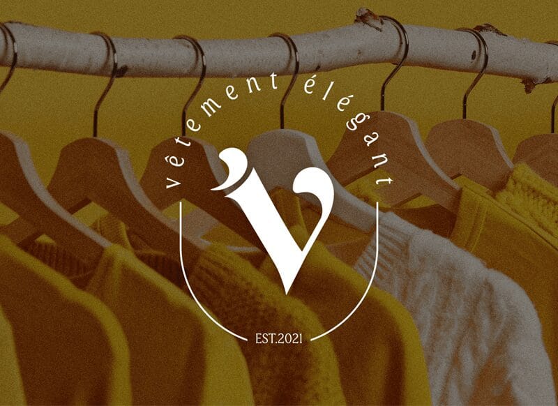 الهوية البصرية لملابس أنيقة – Vêtement élégant